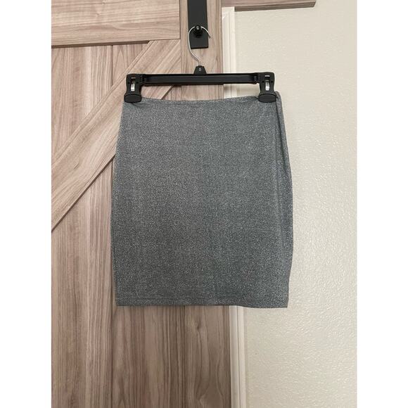 Just Quella 0-2 Mini skirt gray with sparkle - Picture 1 of 4